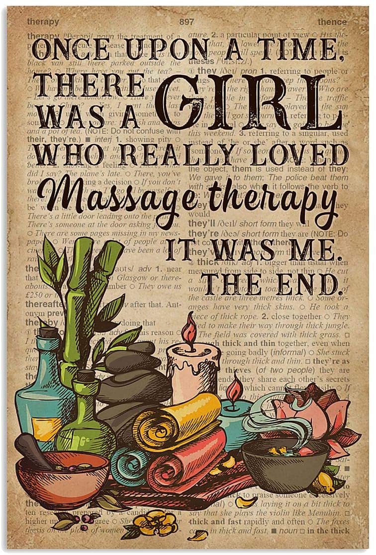 Healing Hands Massage Therapist Poster